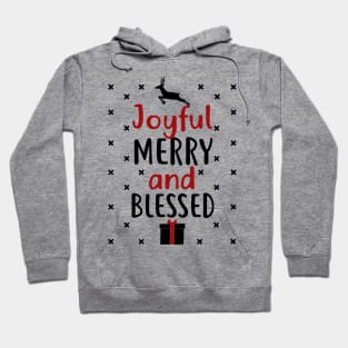Joyful, Merry and Blessed Christmas Shirt Hoodie